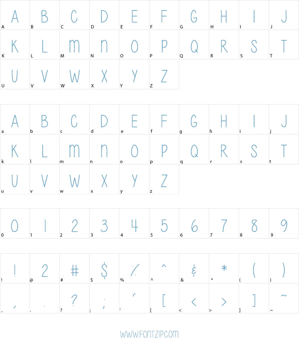 Give Your Heart Font Character